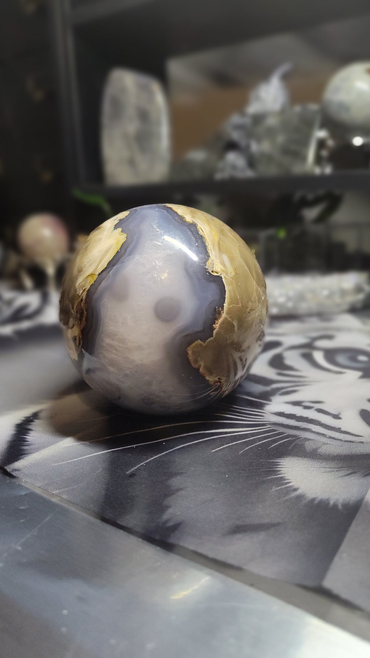 Volcanic Agate Sphere