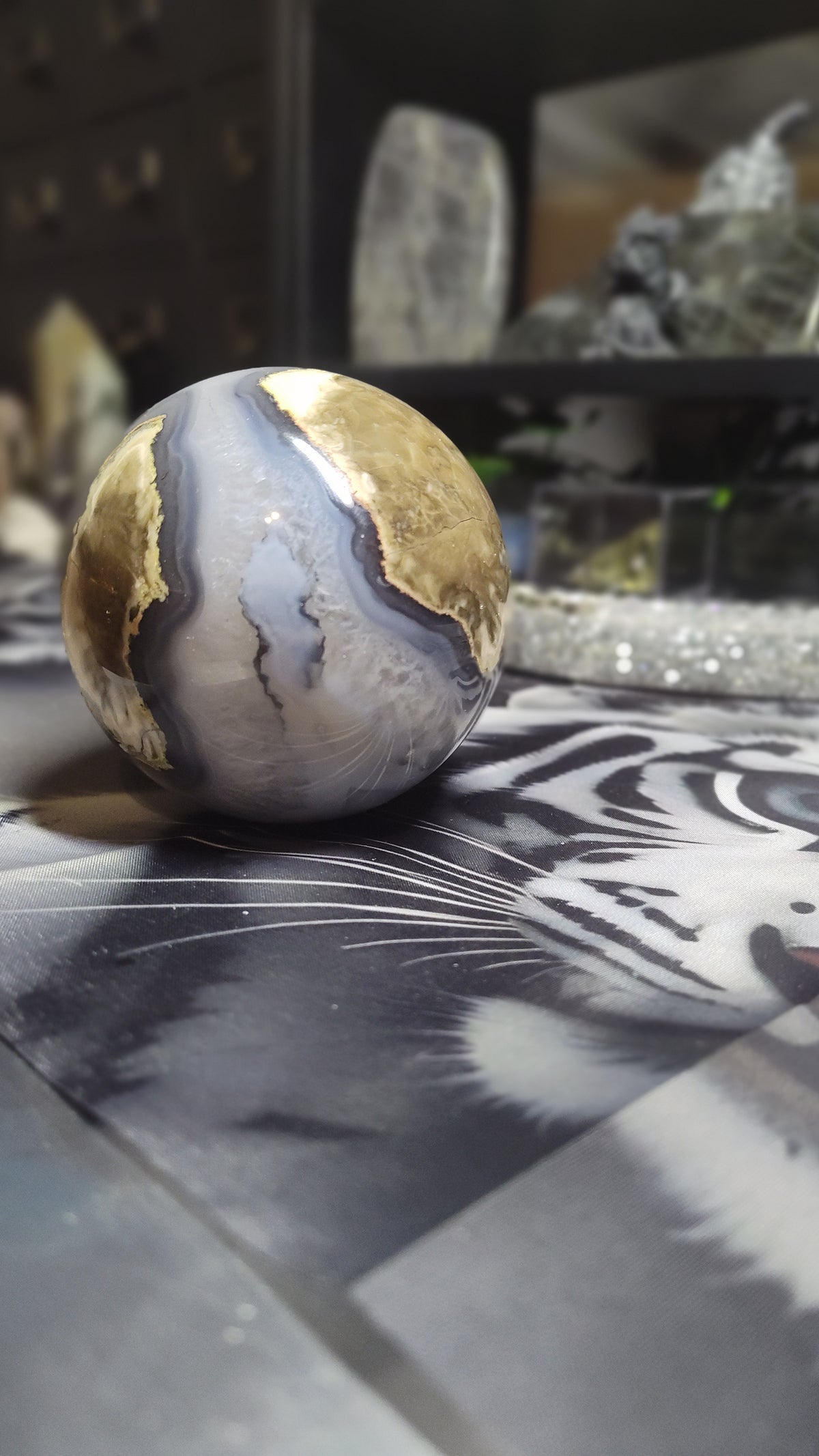Volcanic Agate Sphere