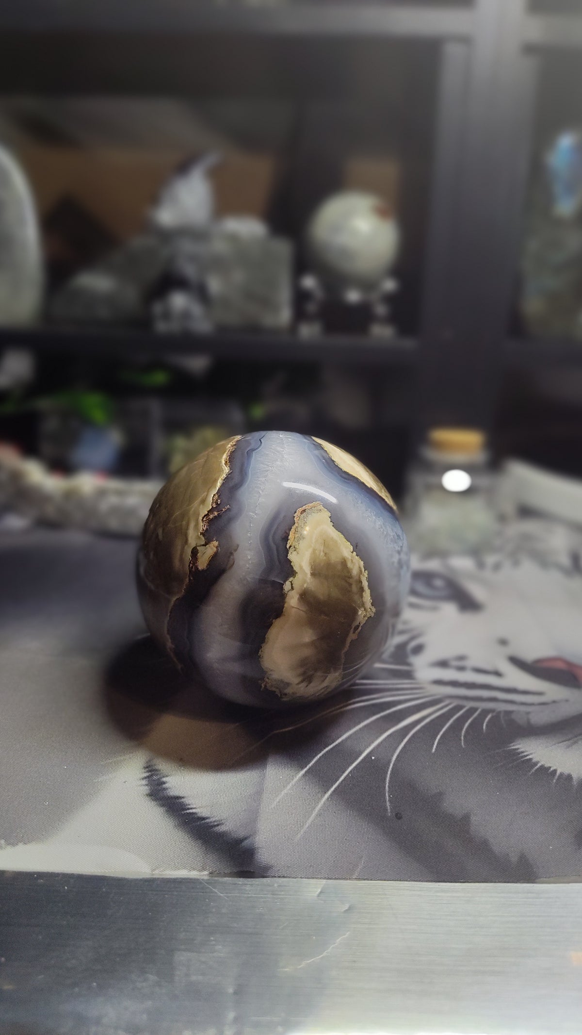 Volcanic Agate Sphere