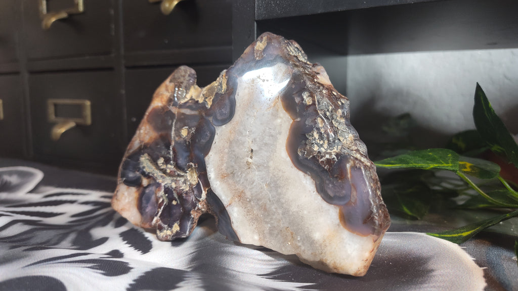 Blue Flower Agate