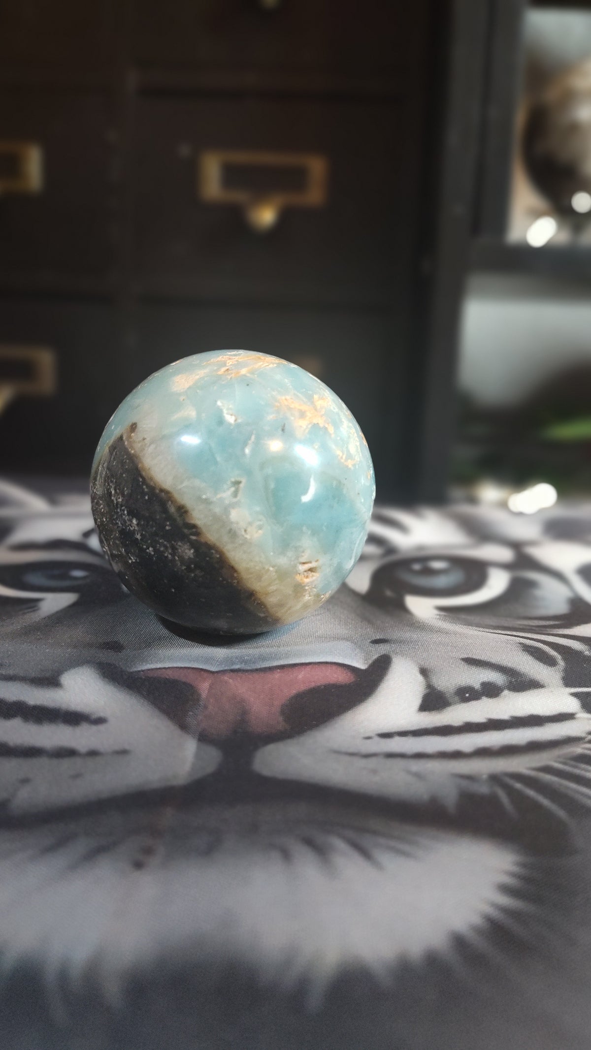 Blue Caribbean Calcite